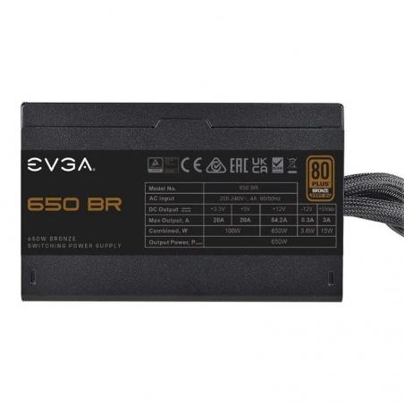 Fuente de Alimentación EVGA 650 BR/ 650W/ Ventilador 12cm/ 80 Plus Bronze