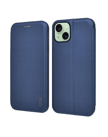 Funda COOL Flip Cover para iPhone 15 Plus Elegance Marino