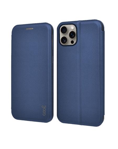 Funda COOL Flip Cover para iPhone 15 Pro Max Elegance Marino