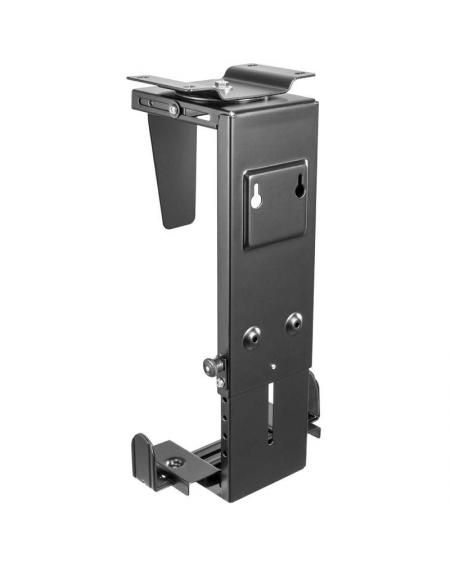 Soporte Bajo Mesa/de Pared Aisens MPC04-203 para PC/ Antirrobo/ hasta 10kg