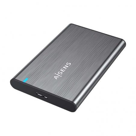 Caja Externa para Disco Duro de 2.5' Aisens ASE-2526GR/ USB 3.1/ Sin tornillos