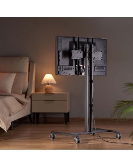 Soporte de Pie Inclinable con Ruedas Aisens FT55TE-213 para TV de 32-55'/ hasta 35kg