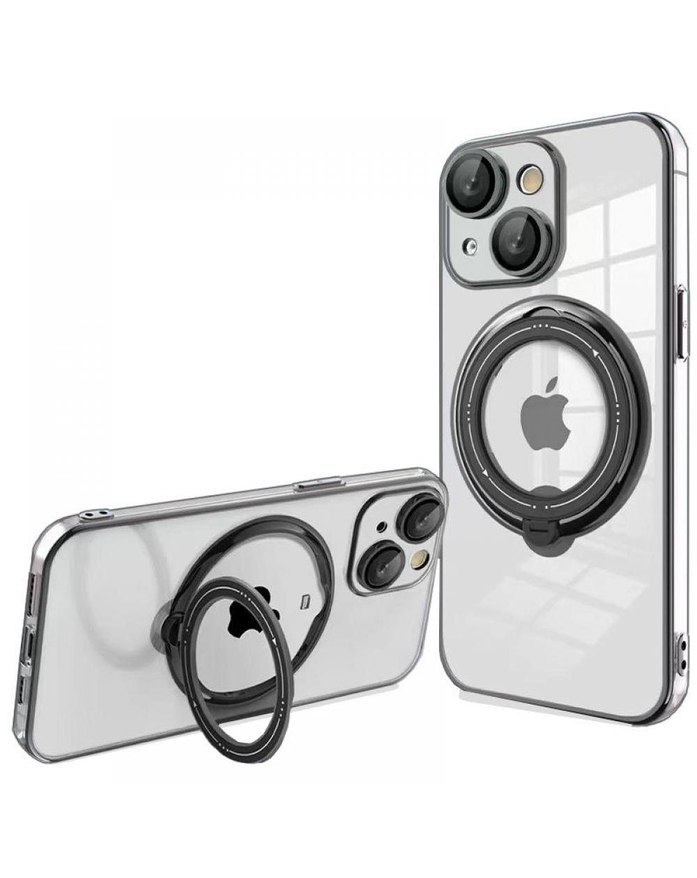 Carcasa COOL para iPhone 15 Plus Magnética Ring Negro