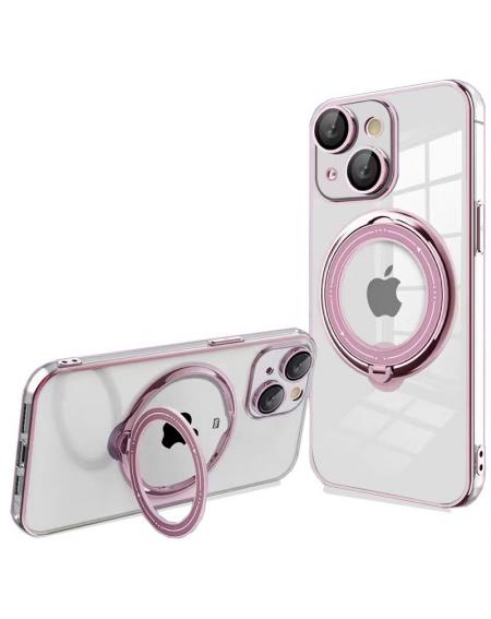 Carcasa COOL para iPhone 15 Plus Magnética Ring Rosa