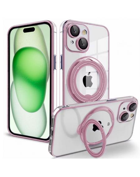 Carcasa COOL para iPhone 15 Plus Magnética Ring Rosa