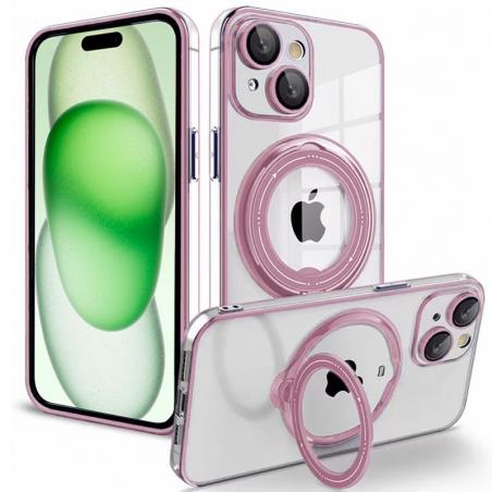 Carcasa COOL para iPhone 15 Plus Magnética Ring Rosa