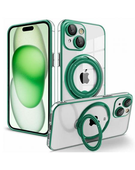 Carcasa COOL para iPhone 15 Plus Magnética Ring Verde