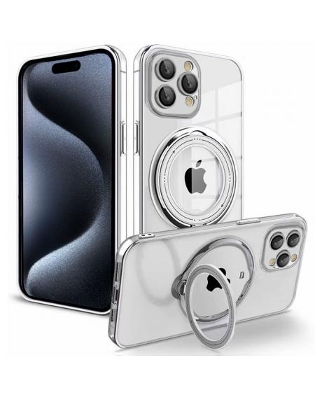 Carcasa COOL para iPhone 15 Pro Magnética Ring Gris