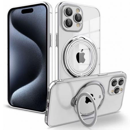 Carcasa COOL para iPhone 15 Pro Magnética Ring Gris