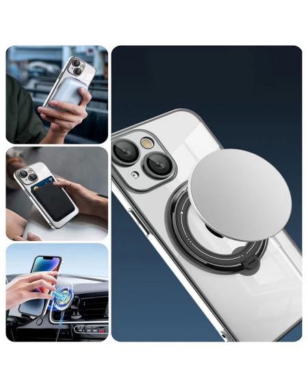 Carcasa COOL para iPhone 15 Pro Magnética Ring Gris