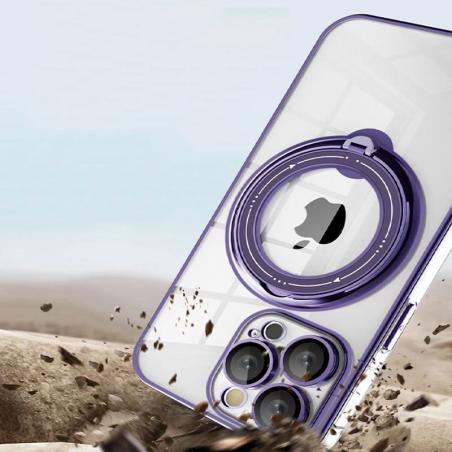 Carcasa COOL para iPhone 15 Pro Magnética Ring Gris