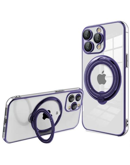 Carcasa COOL para iPhone 15 Pro Max Magnética Ring Violeta