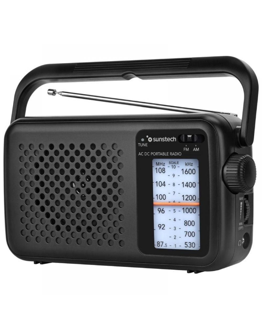 Radio Portátil Sunstech RPS760/ Negro