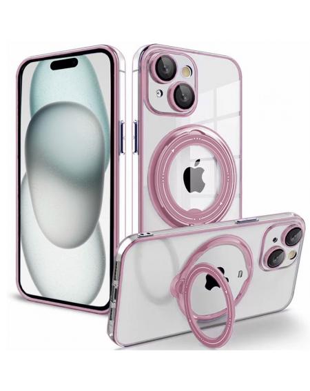 Carcasa COOL para iPhone 15 Magnética Ring Rosa