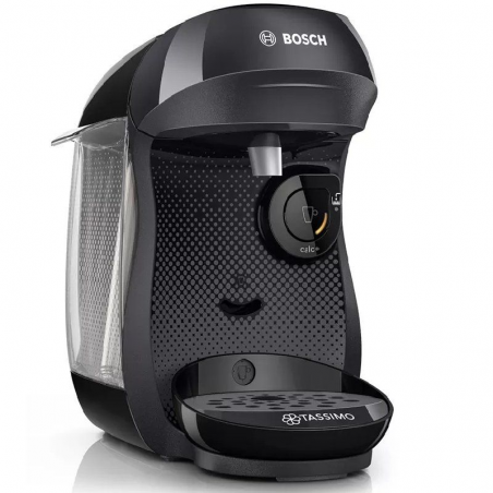 Cafetera de Cápsulas Bosch Tassimo Happy/ Negra/ Incluye Descuento 10 Euros en Café