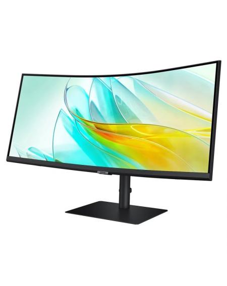 Monitor Profesional Ultraparonámico Curvo Samsung ViewFinity S6 S34C652UAU 34'/ UWQHD/ Multimedia/ Negro