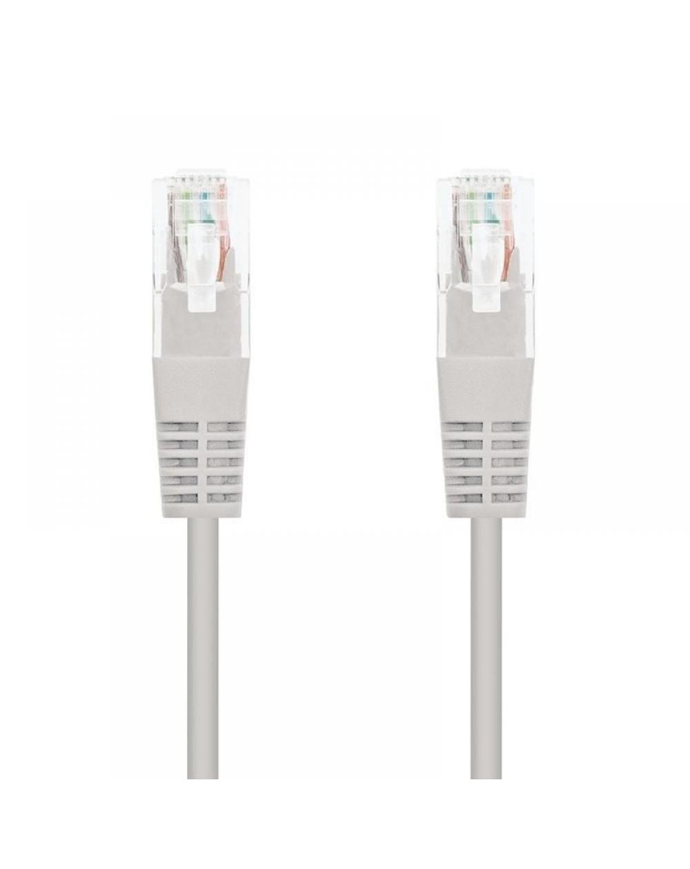 Cable de Red RJ45 UTP Nanocable 10.20.0430 Cat.6/ 30m/ Gris