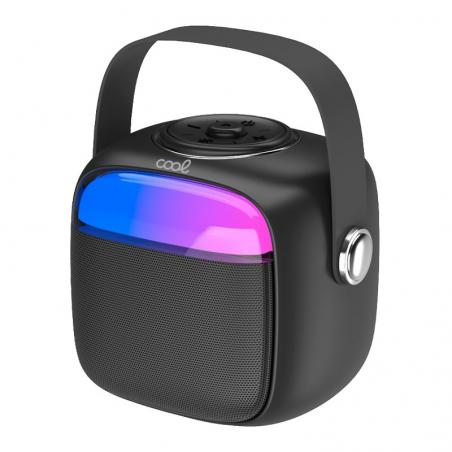 Altavoz Bluetooth Universal Música 6W COOL Mini Karaoke + Micrófono Negro