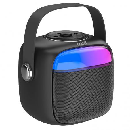 Altavoz Bluetooth Universal Música 6W COOL Mini Karaoke + Micrófono Negro