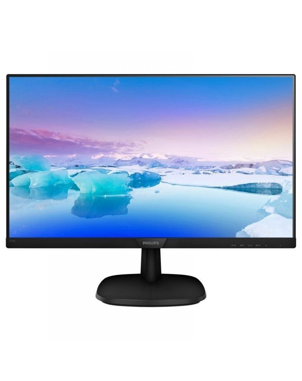 Monitor Philips V-Line 243V7QJABF 23.8'/ Full HD/ Multimedia/ Negro