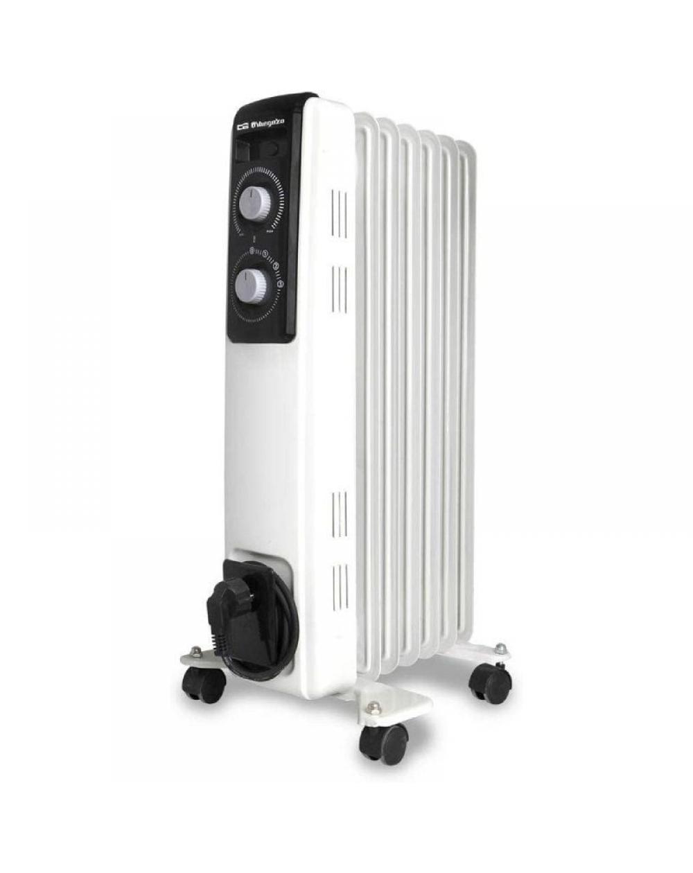 Radiador de Aceite Orbegozo RF 1500/ 3 Potencias/ 600-900-1500W/ 7 Elementos Caloríficos