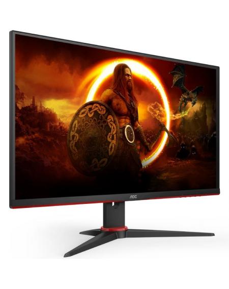 Monitor Gaming AOC Q27G2E/BK 27'/ QHD/ 1ms/ 144Hz/ VA/ Negro y Rojo