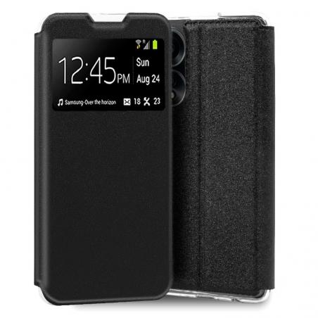 Funda COOL Flip Cover para Oppo A38 Liso Negro