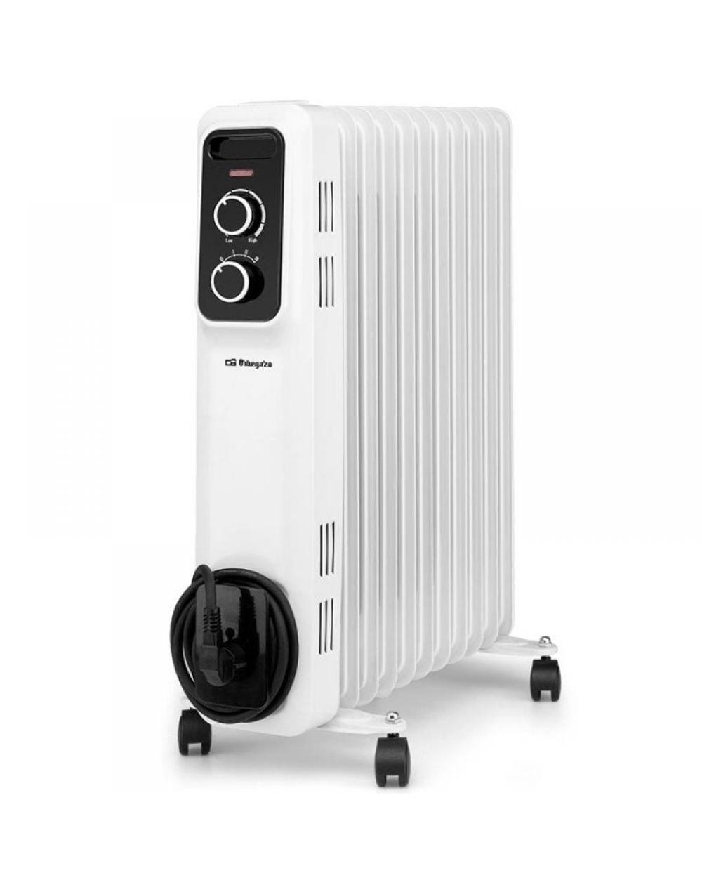 Radiador de Aceite Orbegozo RS 2500/ 3 Potencias/ 2500W/ 11 Elementos Caloríficos