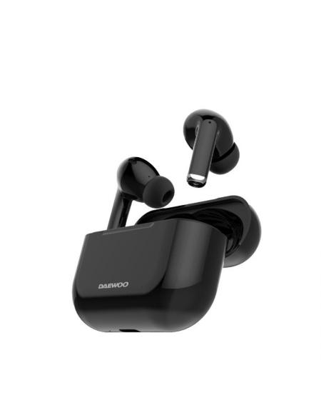 Auriculares Bluetooth Daewoo DW2001 con estuche de carga/ Autonomía 6h/ Negros