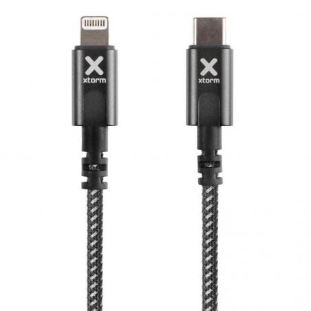 Cable USB Tipo-C Lightning Xtorm CX2041/ USB Tipo-C Macho - Lightning Macho/ 3m/ Negro