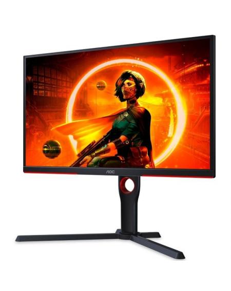 Monitor Gaming AOC 25G3ZM/BK 24.5'/ Full HD/ 0.5ms/ 240Hz/ VA/ Negro y Rojo