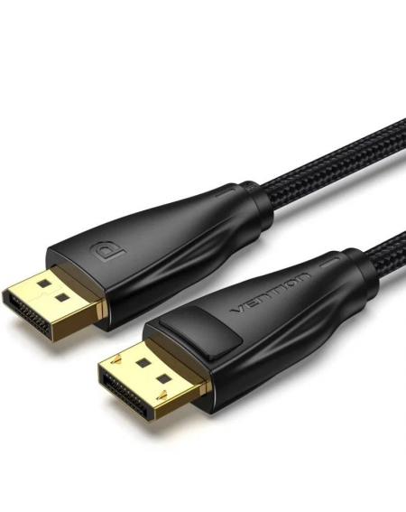 Cable DisplayPort 1.4 8K Vention HCCBI/ DisplayPort Macho - DisplayPort Macho/ 3m/ Negro