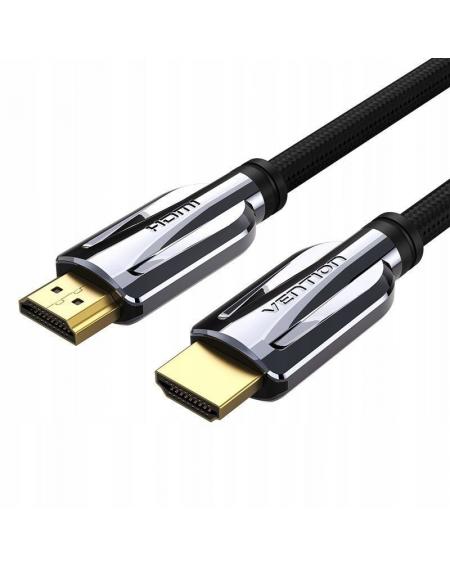 Cable HDMI 2.1 8K Vention AALBH/ HDMI Macho - HDMI Macho/ 2m/ Gris y Negro