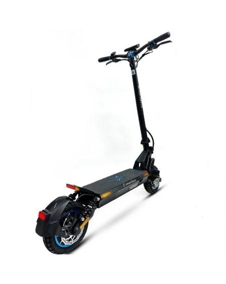 Patinete Eléctrico SmartGyro CrossOver Dual Max/ Motor 1000W/ Ruedas 10'/ 25km/h /Autonomía 60km/ Negro