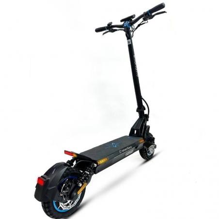 Patinete Eléctrico SmartGyro CrossOver Dual Max/ Motor 1000W/ Ruedas 10'/ 25km/h /Autonomía 60km/ Negro