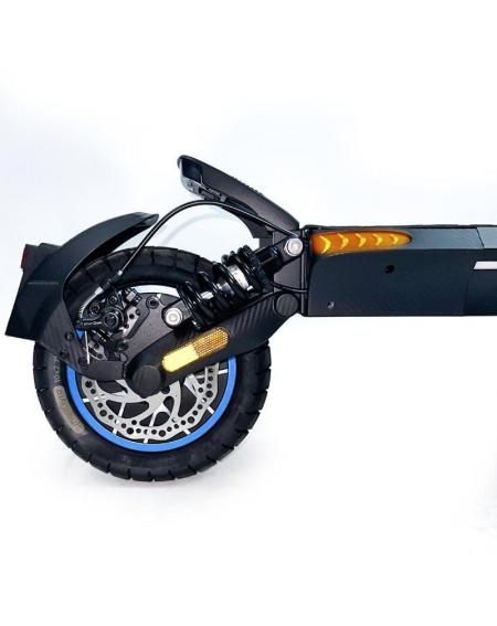 Patinete Eléctrico SmartGyro CrossOver Dual Max/ Motor 1000W/ Ruedas 10'/ 25km/h /Autonomía 60km/ Negro