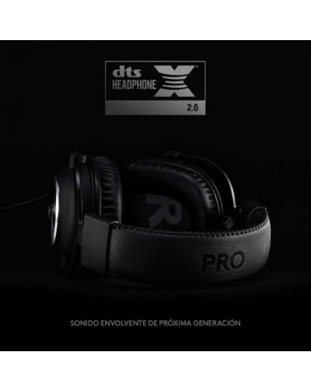 Auriculares Gaming con Micrófono Logitech G Pro X/ USB/ Negro