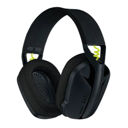 Auriculares Gaming con Micrófono Logitech G435/ Bluetooth/ Negro y Amarillo Fluorescente