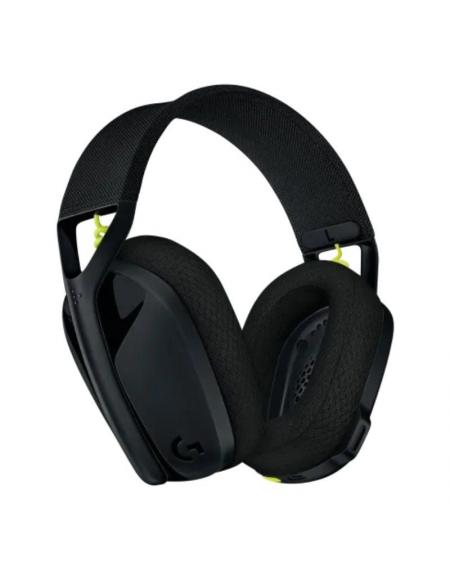 Auriculares Gaming con Micrófono Logitech G435/ Bluetooth/ Negro y Amarillo Fluorescente