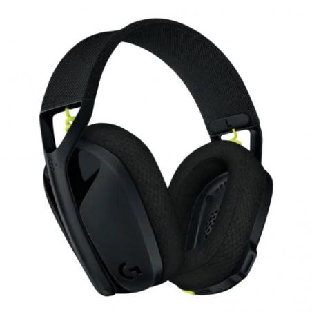 Auriculares Gaming con Micrófono Logitech G435/ Bluetooth/ Negro y Amarillo Fluorescente