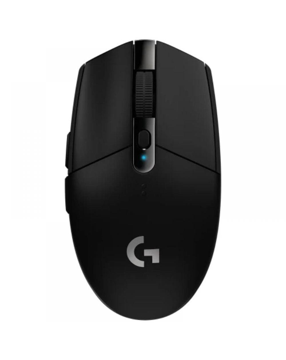 Ratón Gaming Inalámbrico Logitech G305 Lightspeed/ Batería recargable/ Hasta 12000 DPI/ Negro