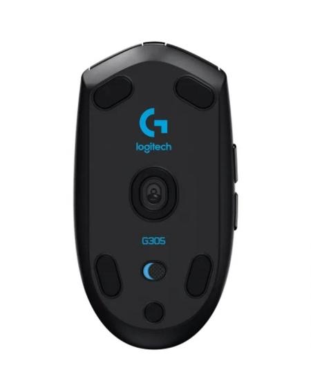 Ratón Gaming Inalámbrico Logitech G305 Lightspeed/ Batería recargable/ Hasta 12000 DPI/ Negro