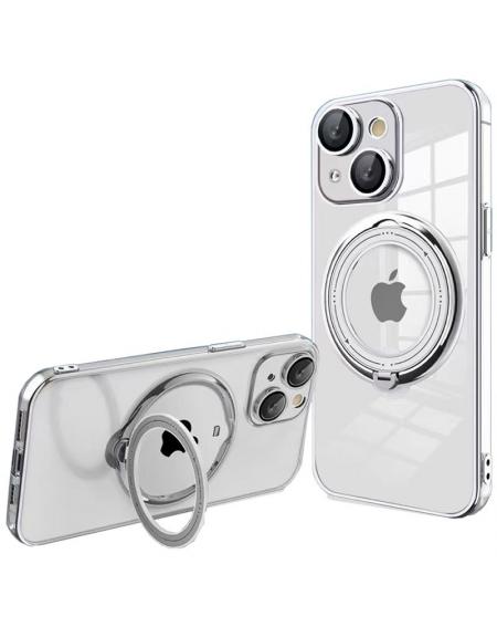 Carcasa COOL para iPhone 14 Magnética Ring Gris