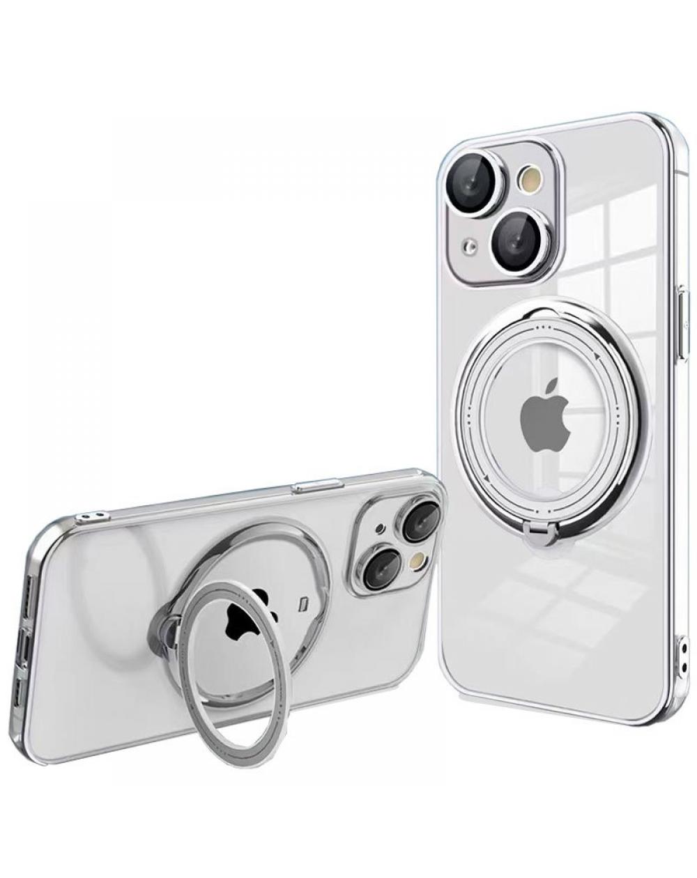 Carcasa COOL para iPhone 14 Magnética Ring Gris