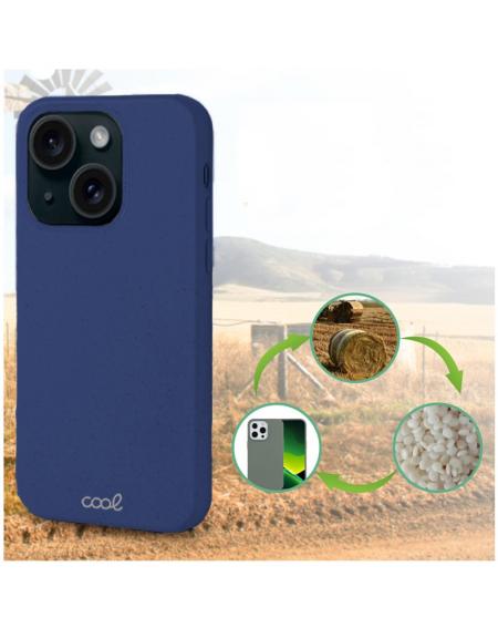 Carcasa COOL para iPhone 15 Eco Biodegradable Marino
