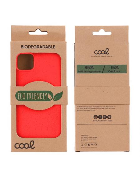 Carcasa COOL para iPhone 15 Plus Eco Biodegradable Rojo