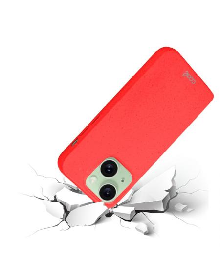 Carcasa COOL para iPhone 15 Plus Eco Biodegradable Rojo