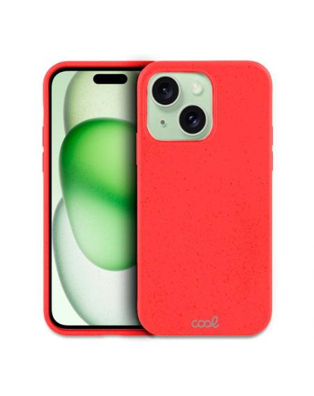 Carcasa COOL para iPhone 15 Plus Eco Biodegradable Rojo