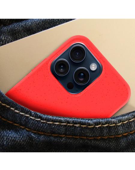 Carcasa COOL para iPhone 15 Pro Eco Biodegradable Rojo