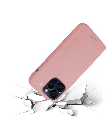 Carcasa COOL para iPhone 15 Pro Eco Biodegradable Rosa